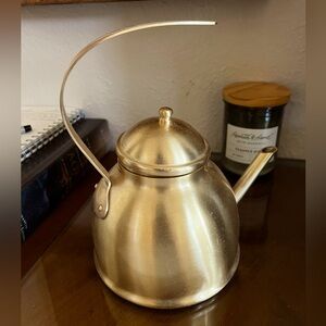 Rose and Fitzgerald Gold tone kettle